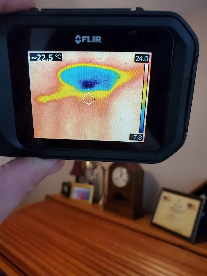 Thermal imaging inspection for water damage in Bel Air