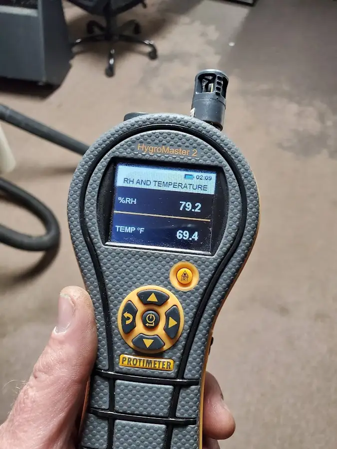 Moisture meter humidity assessment for Fire & Smoke Damage Restoration in Bel Air